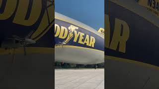Guys I was in toys for tots to see the Goodyear blimp on there base #aviation