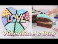 Colorful Heart Cake 🧡💛💚💙💜 - Tan Dulce