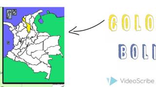Mapa Colombia Y San Martin De Loba Animado