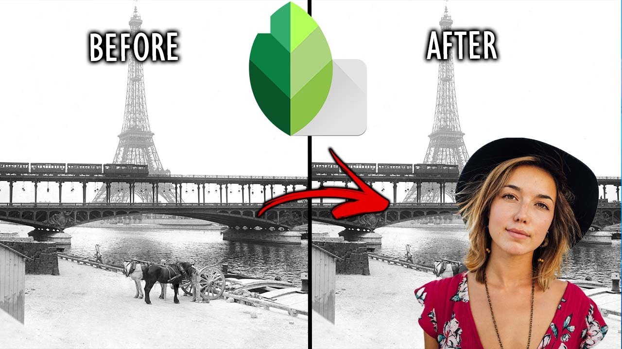 How to ADD YOURSELF to any PHOTO - Snapseed Editing Tips and Tricks IOS and Android