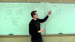Celebrity Prealgebra Lecture 5.2 Part 1 Profile