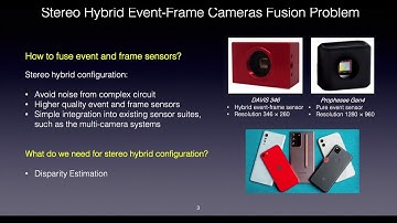 Stereo Hybrid Event-Frame (SHEF) Cameras for 3D Perception -- Presentation