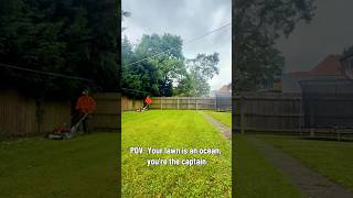 Beautiful lawn done ✔️ #lawncare #gardening #cleaning #viral #garden #lawn #gardencleaning #cleaning