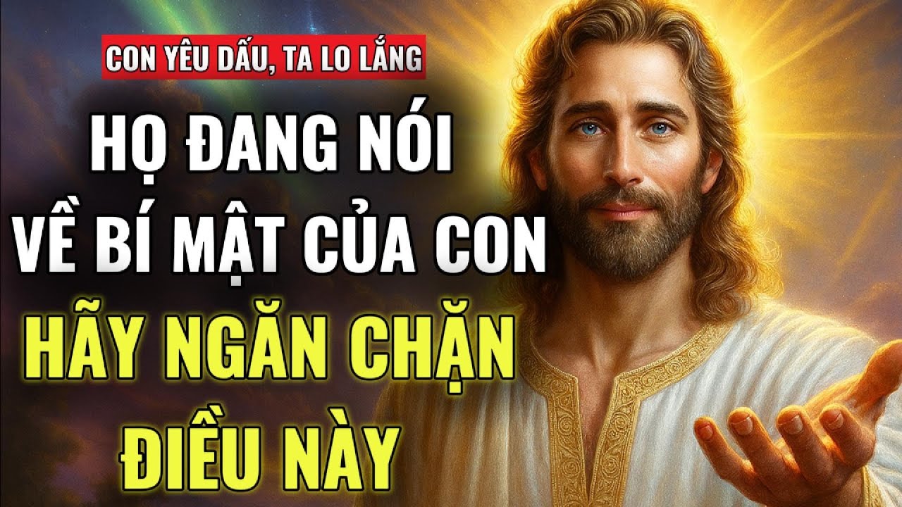 🔴 CON YÊU DẤU, HỌ ĐANG NÓI VỀ CON, HÃY LẮNG NGHE KỸ ĐIỀU TA NÓI | THÔNG ĐIỆP TỪ CHÚA