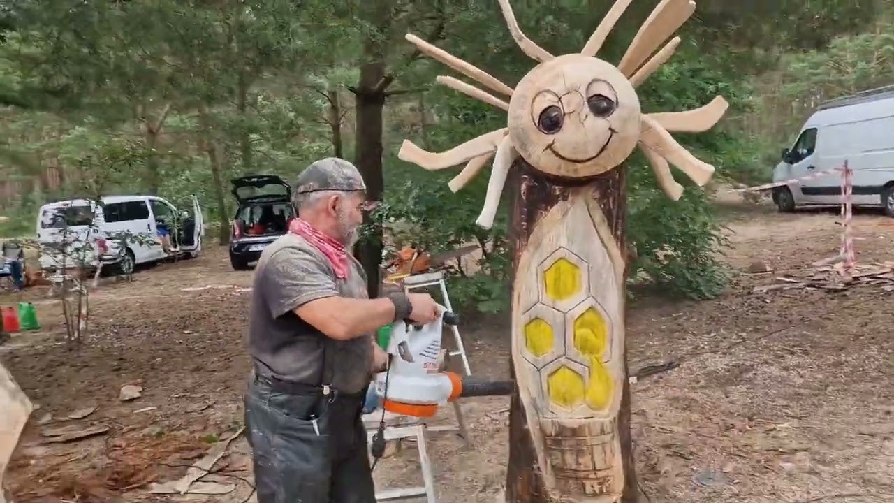 art. barcie 25 warsztaty rzeźbiarskie plener rzeźbiarski Kargowa 2025