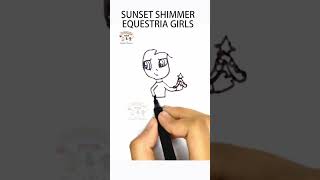 Draw Sunset Shimmer | MLP 🦄 Equestria Girls