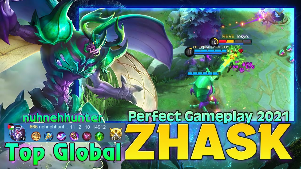 Zhask Perfect Gameplay 2021 by nuhnehhunter ~ Mobile Legends
