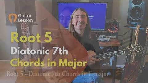 Jazz Guitar Chords - Root 5 - Diatonic Chords in Major