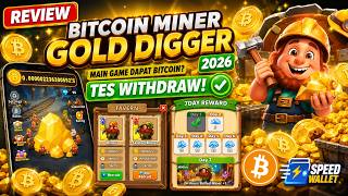 ✅️ Review of Bitcoin Miner GOLD DIGGER 2026 | Earn Bitcoin Playing Games? Testing the Withdrawal! screenshot 5