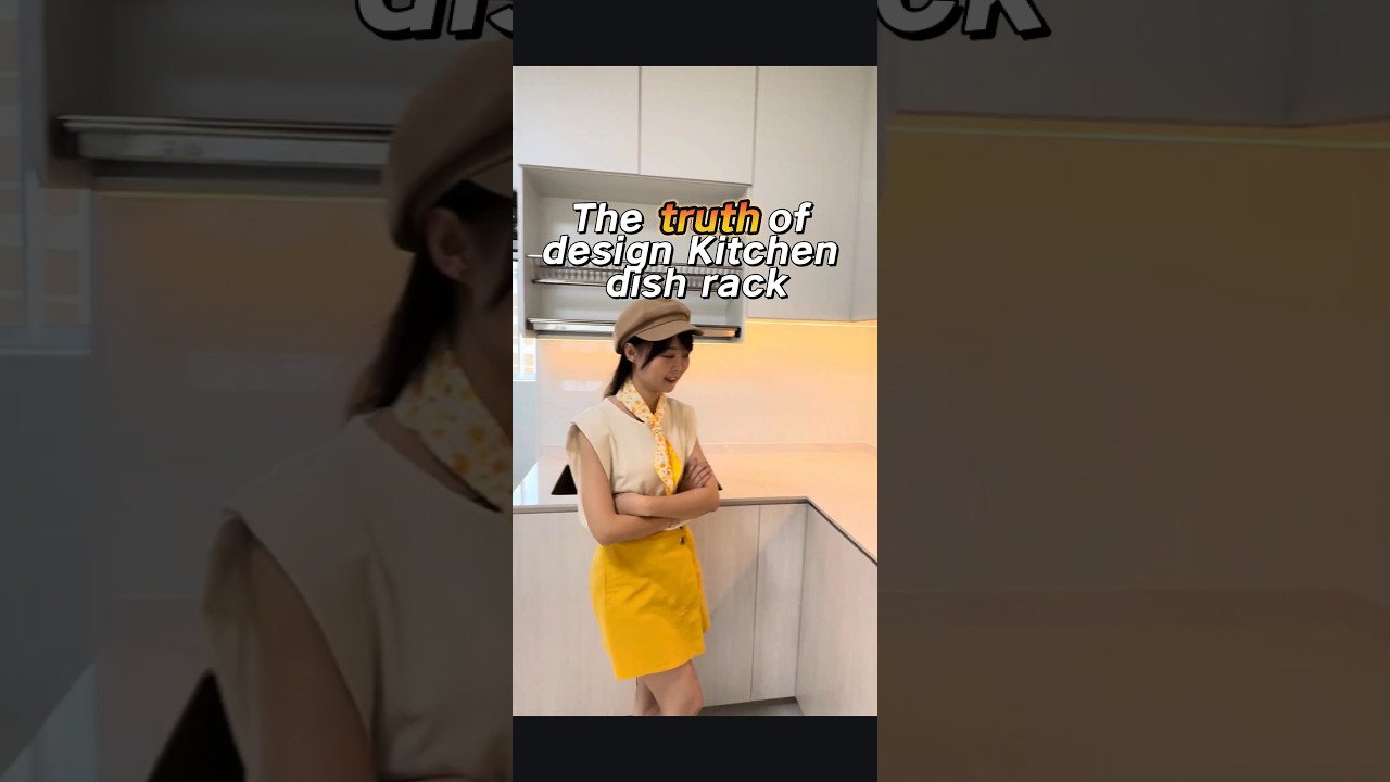 The truth of kitchen dish rack design!🥰 