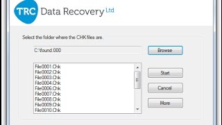 Recuperar Converter Restaurar FOUND00 .CHK