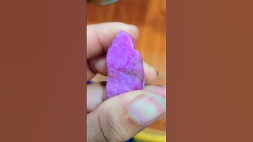 Ruby Yên Bái thô cắt mài chơi thô phong thủy đẹp #gemstone #gem #music