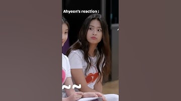 Thumbnail of Ahyeon's reactions after Chiquita practice her line #shorts #ahyeon #chiquita #babymonster