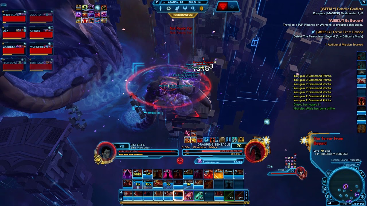 SWTOR 5.9.2 - Nightmare TfB - Terror from Beyond (Fury Marauder)