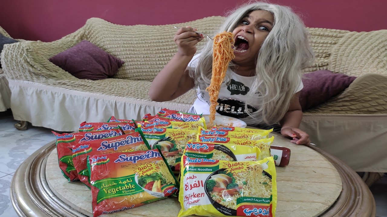 مفجوعة الأندومي الكوري الحار😱