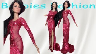 DIY Barbie Dresses Making Easy Clothes for Barbies Dolls Creative Fun for Kids