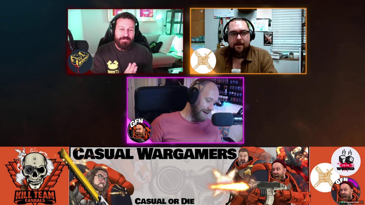 Kill Team Casuals LIVE - Flaming Motorcylces and Boss Orks