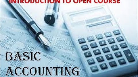 Open Course - Basic Accounting