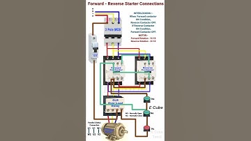 3 Phase Forward - Reverse Motor Control Circuit Connections in Tamil || 3P Induction Motor ||