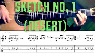 Sketch No. 1 Desert - Includes Sheet Musictab - Robert Lunn