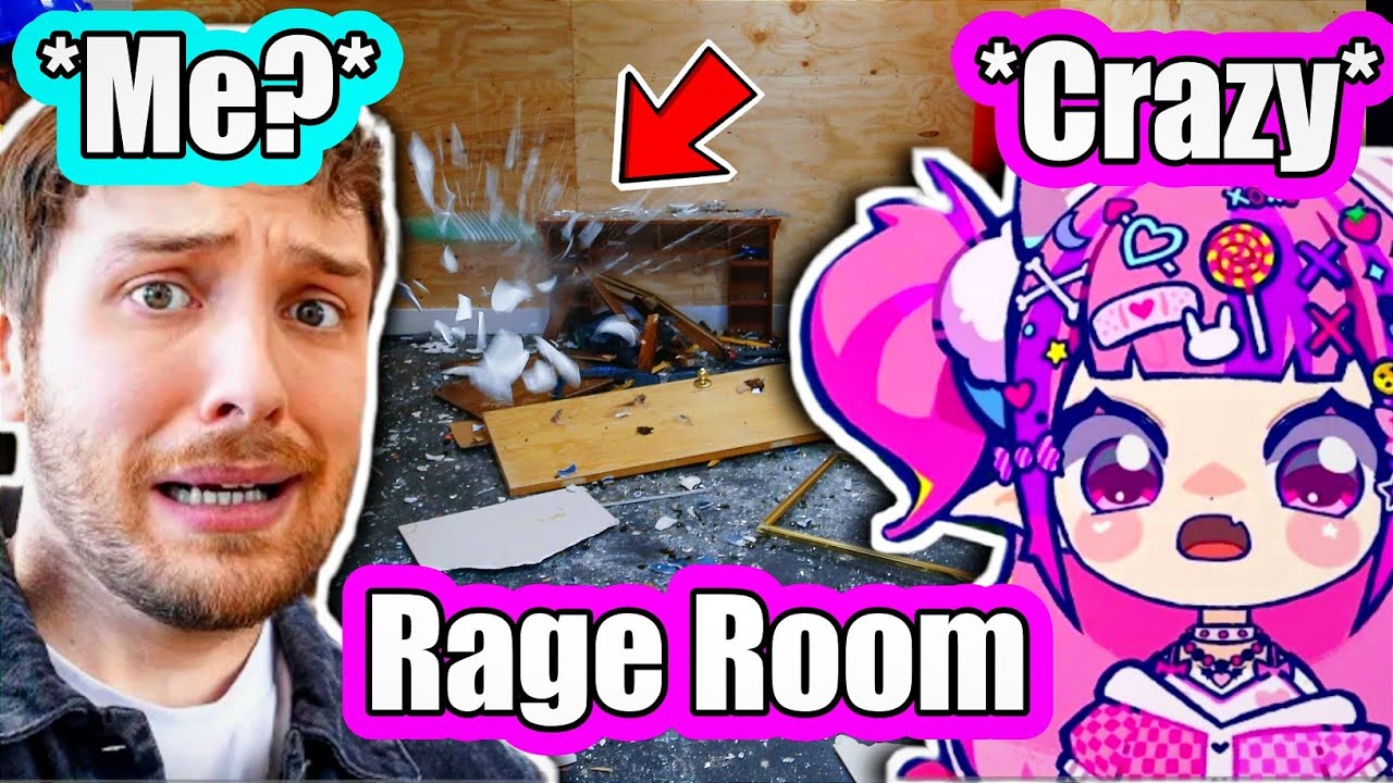 Ironmouse Immediately Text Cdawg To Take her IRL Rage Room With Him...