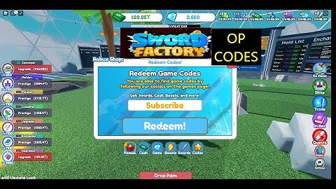 Update Sword Factory X Codes