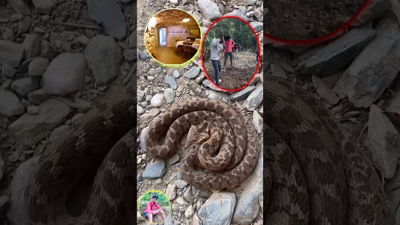 underground house day 2 🥰 