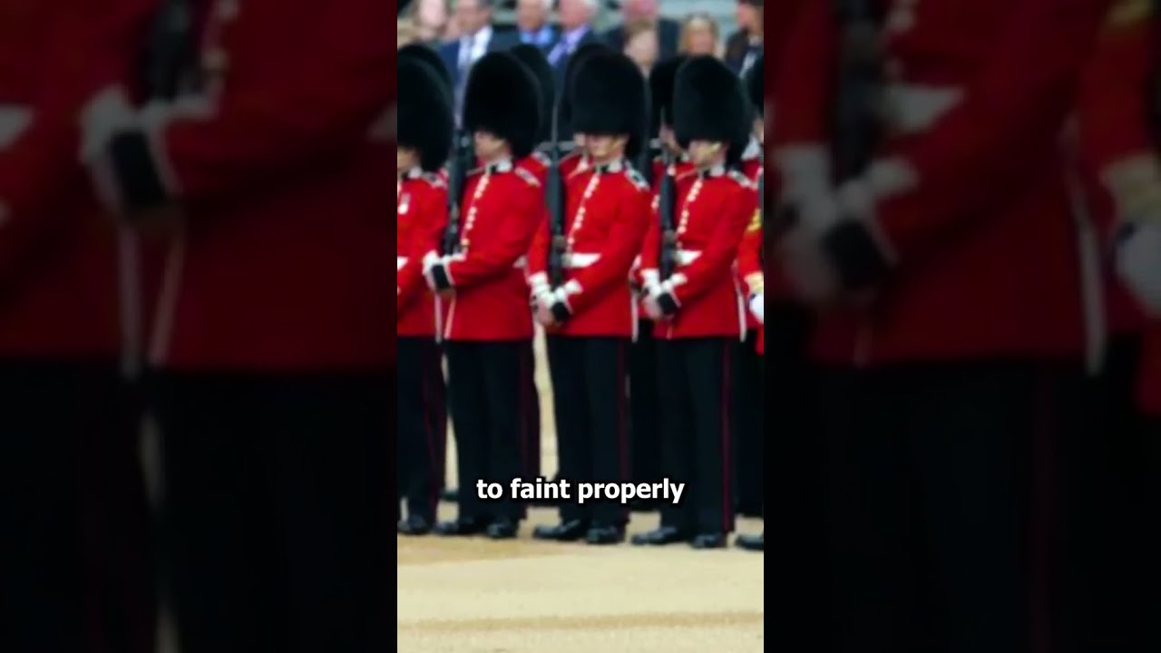 Royal Guards Have To Faint The Right Way 