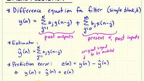 Subtractive Synthesis: Theory of linear prediction and cross synthesis