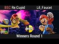 Bsc  recupid falcon vs lilfaucet mario  arcade series 37r  winners round 1