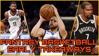EARLY TAKEAWAYS AND STANDOUT PLAYERS || Week 1 Fantasy Basketball
Join our groupchat here : https://discord.gg/ggY85pN
Our Fantasy Football Channel is Here : https://www.youtube.com/channel/UC3jkBCIA687DNpQOZFSbtsg?view_as=subscriber
Our Dynasty Fantasy Football Channel is Here : https://www.youtube.com/channel/UC7mnFgvC365vmb6b2EYFcjw
Instagram : mason_dodd
Twitter : @BuildTheDynasty
Support the content here: https://www.patreon.com/fantasyflocknetwork
0:00 THANK YOU
1:07 Nikola Jokić
1:59 Ja Morant
2:52 Lamelo Ball
4:58 Trae Young
5:43 Terry Rozier
6:08 Anthony Edwards
6:57 RJ Barrett
7:53 Russell Westbrook
8:49 Kevin Durant & Kyrie
9:20 Steph Curry
9:51 Thank you EARLY TAKEAWAYS AND STANDOUT PLAYERS || Week 1 Fantasy Basketball
