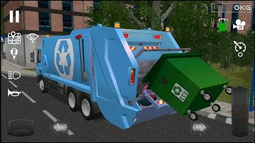 Trash Truck Simulator  - Android IOS gameplay walkthrough