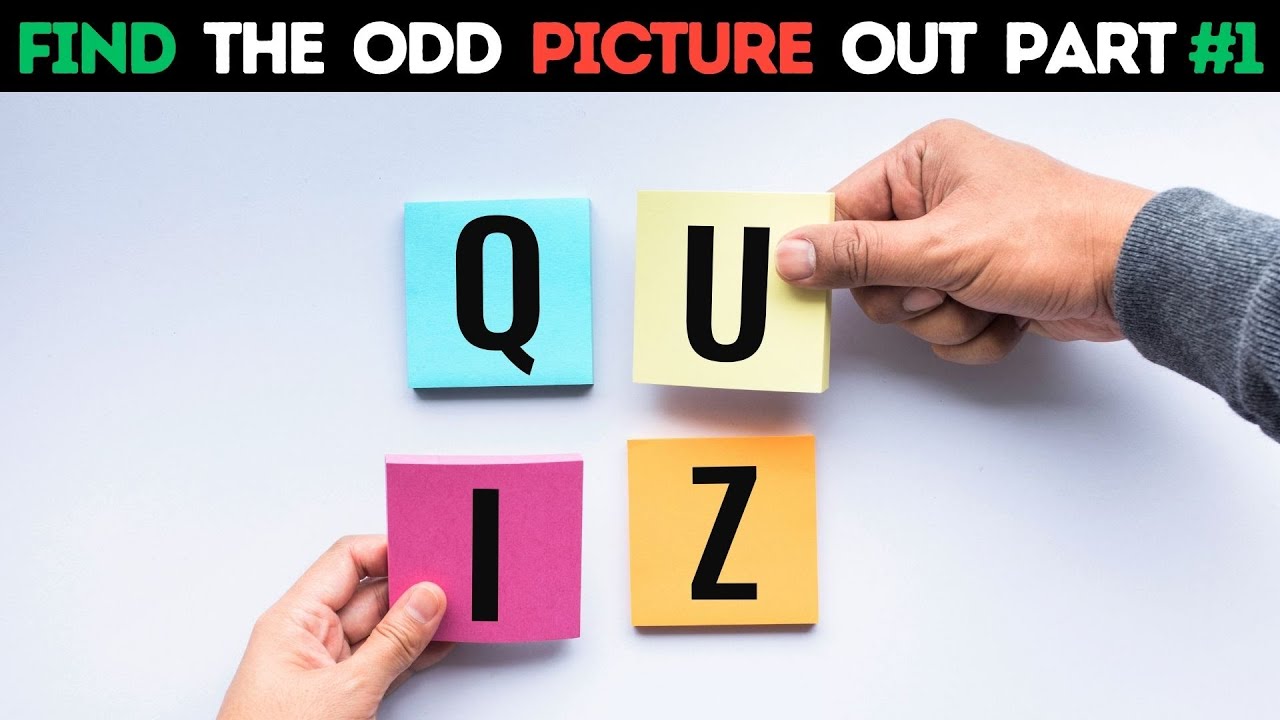 【The Odd Picture Game】💌 ❤️ Only Genius Solve All 15 Riddles #1