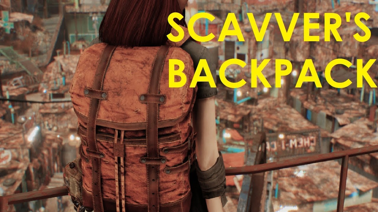 Fallout 4 Mod Review Scavver's Backpack YouTube