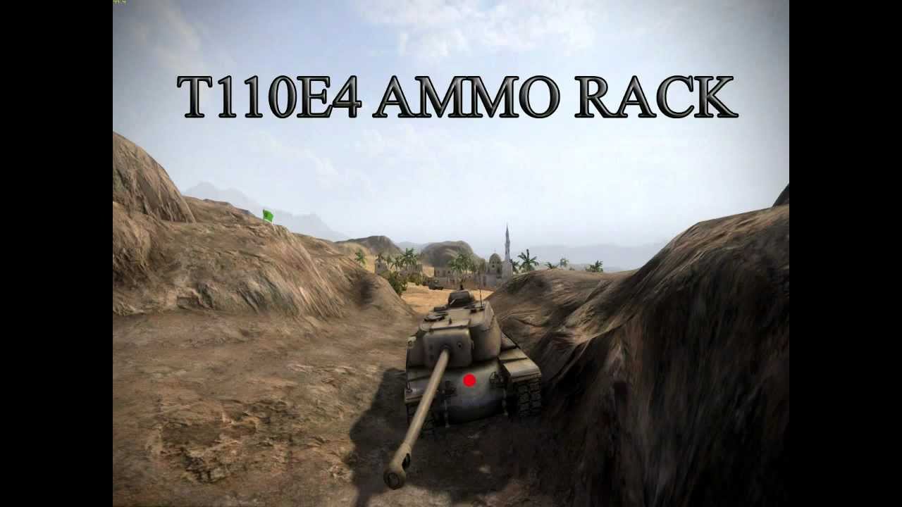 World of Tanks T110E4 Ammo Rack YouTube