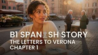 Learn Spanish Comprehensible Input B1 Romance Story The Letters to Verona Chapter 1