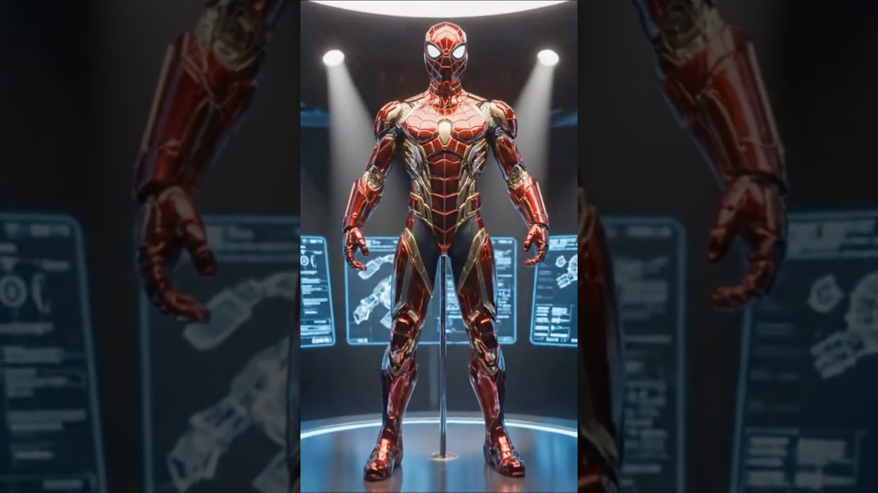 А что, если бы Тони Старк создал Человека-паука? 🕷️⚙️ 