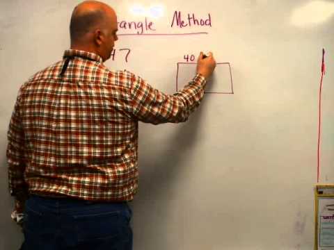 Rectangle Method 2 digit x 1 digit