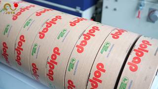 How Water Activated Kraft Paper Tape Is Made | High-Speed Slitting Machine Process