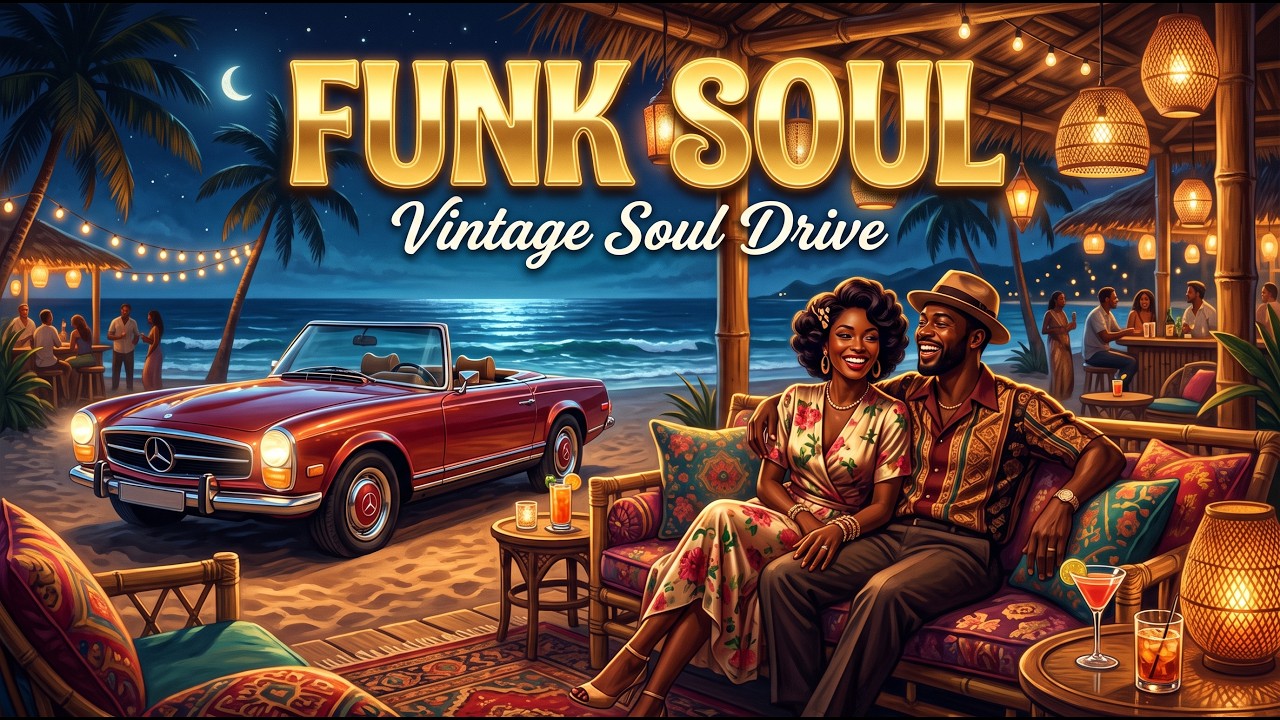 FUNK SOUL - SPTY GROOVES | Smooth Night Cruise 🌴 Funk Soul Music