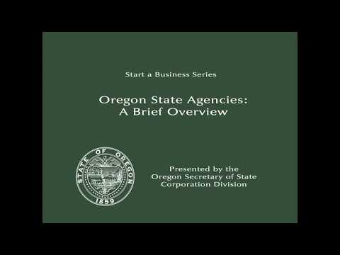 An Overview of Oregon State Agencies