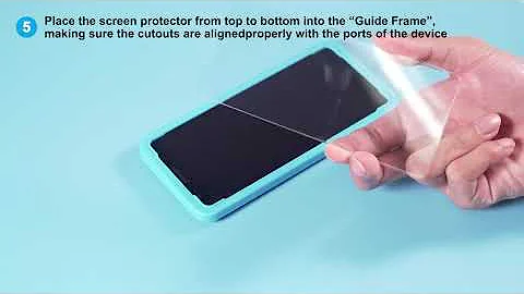 APIKER A006 Installation Video for Screen Protector with Guide Sticker