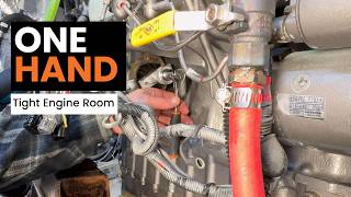 One-Handed Impeller Removal in a Tight Engine Room — ImpelPro in Action