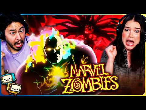 Thumbnail for MARVEL ZOMBIES Episodes 1-4 REACTION! | Ms Marvel | Scarlet Witch | Yelena w/ Jaby Koay