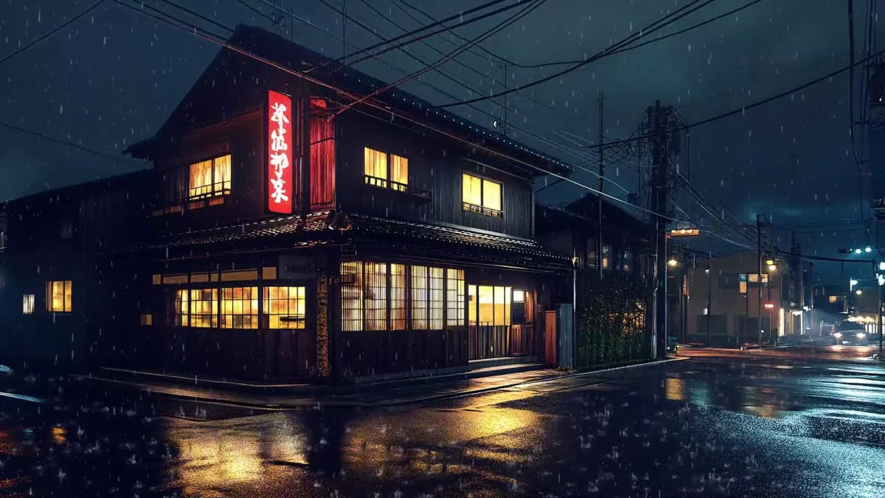 Shibuya After Dark 🌙 Rainy Lofi Beats for Focus, Coding & Productivity