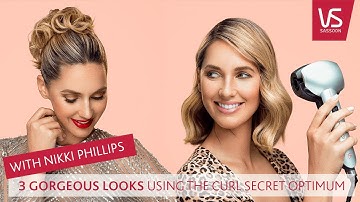 3 gorgeous looks using the Curl Secret Optimum with Nikki Phillips | VS Sassoon