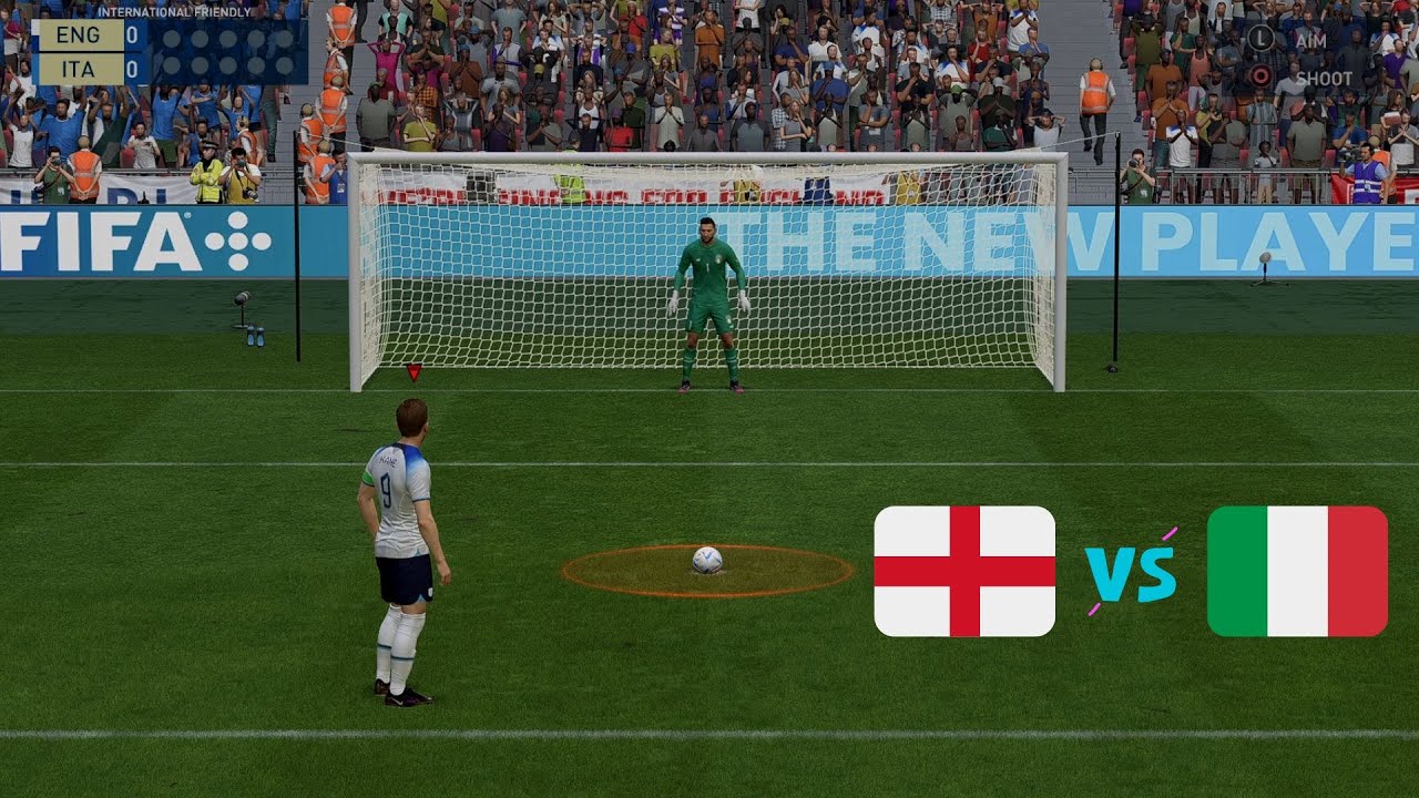 World Cup 2023 | England vs Italy| Penalty shootout 2023 | FIFA23 ...
