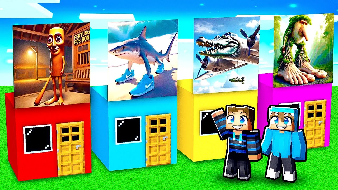 Vi Dør Hvis Vi Vælger Den FORKERTE BRAINROT i Minecraft!