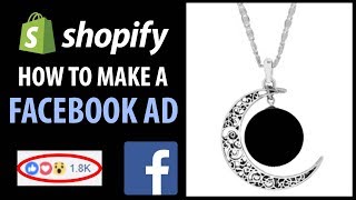 How To Make A Facebook Ad For Shopify (Live Example - Dropshipping)