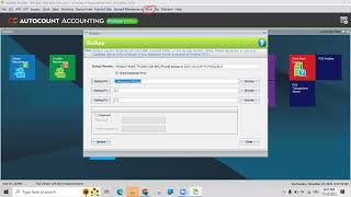 How to backup Autocount Accounting 2.0 and POS 5.0 Backend